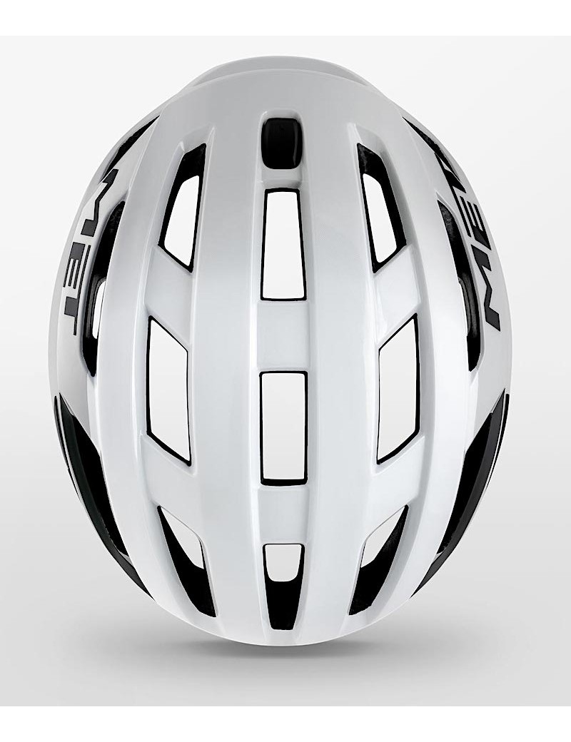 Casco MET Vinci Mips bianco lucido (top)