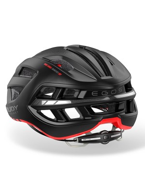 Casco Egos black matte (posteriore)