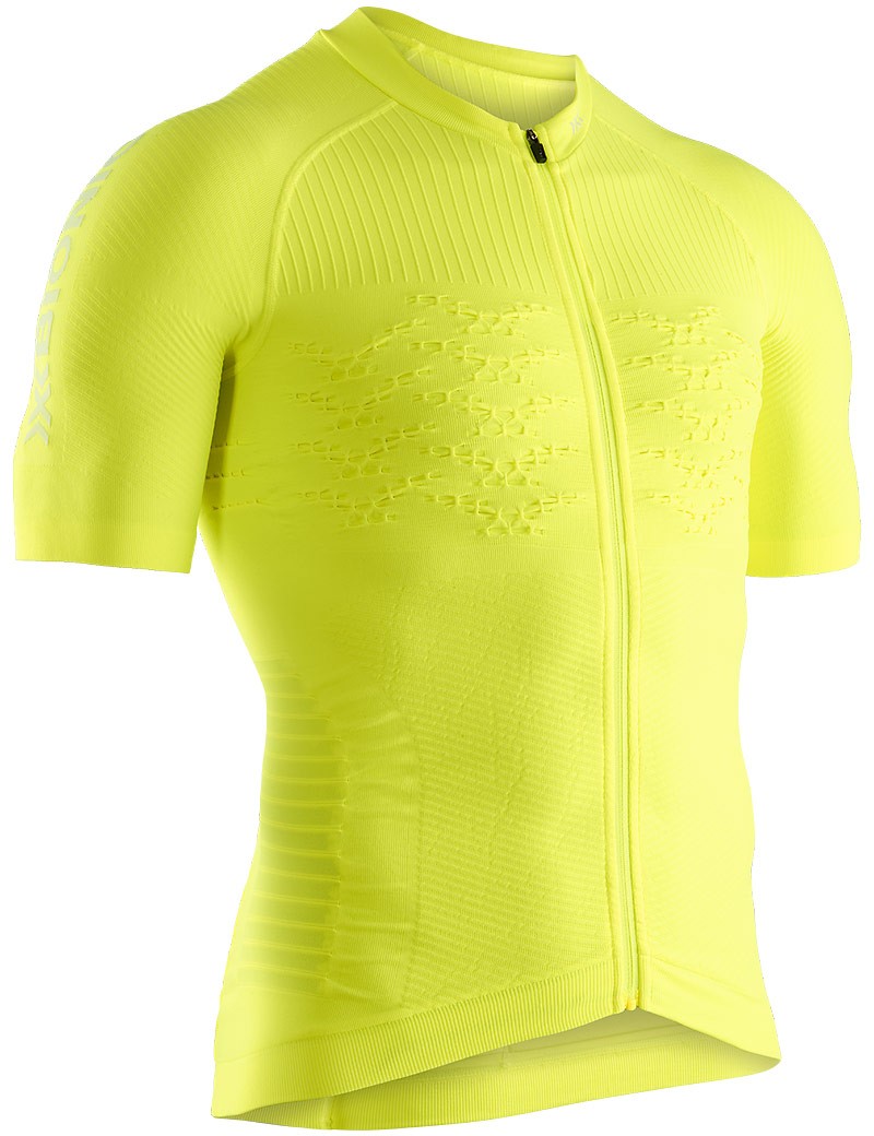 Maglia ciclismo X-Bionic Effektor 4.0 manica corta giallo