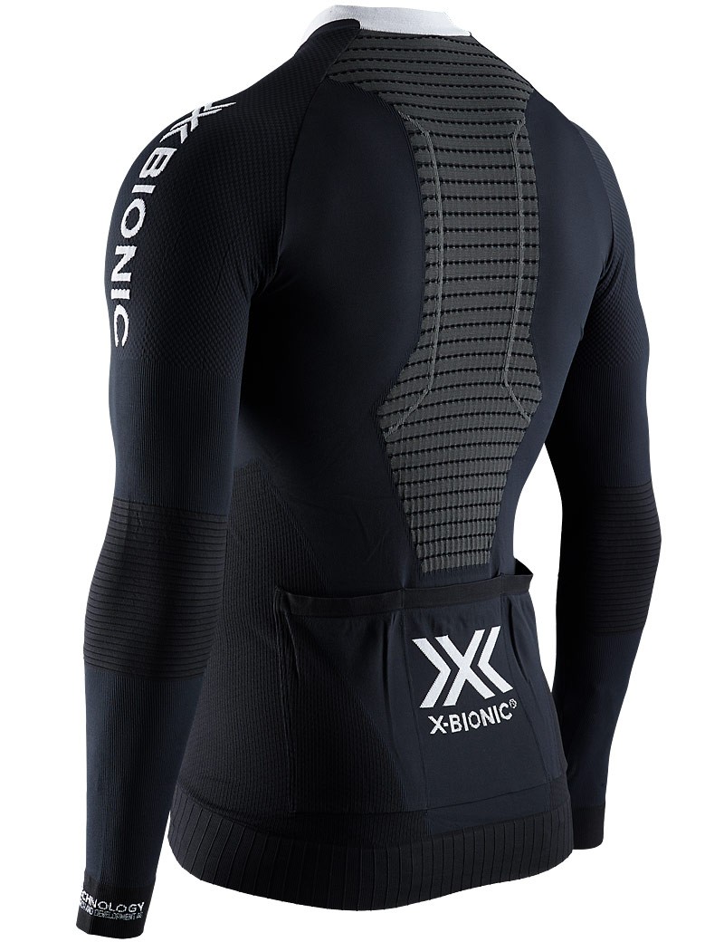 Maglia X-BIONIC® INVENT® 4.0 manica lunga con zip (retro)